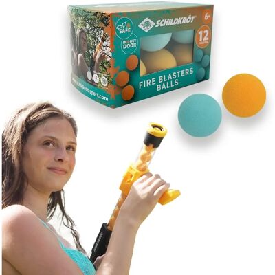 Schildkrot Fire Blaster - Ensemble de pistolets en mousse avec 12 balles Schildkrot Fire Blaster - Ensemble de pistolets en mousse avec 12 balles