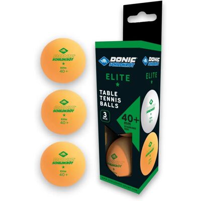 Balles de Tennis de Table Elite Donic-Schildkröt 3 pièces - Balles de Tennis de Table - Publicité Balles de Tennis de Table Elite Donic-Schildkröt 3 pièces - Balles de Tennis de Table - Publicité