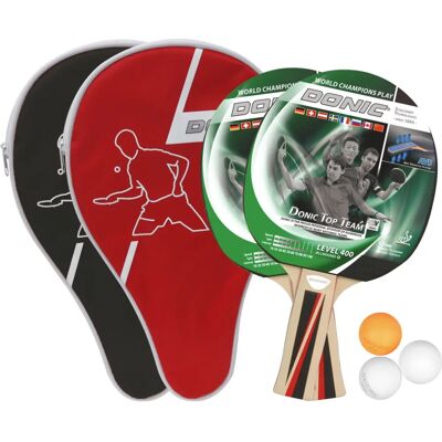 Set de tennis de table Donic-Schildkröt Top Team 400 - Multicolore Set de tennis de table Donic-Schildkröt Top Team 400 - Multicolore