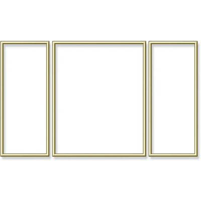 Schipper Guldfärgad aluminiumram 50x80 cm - Väggram Schipper Guldfärgad aluminiumram 50x80 cm - Väggram