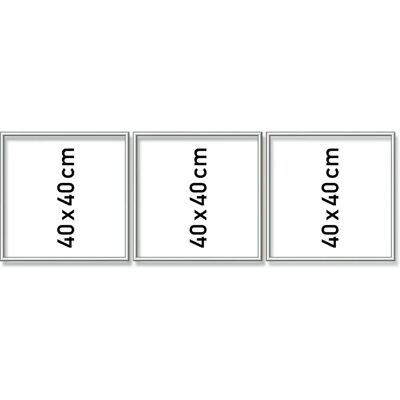 Marco de Pared de Aluminio Plateado Schipper - Triptychon 1200x400 mm Marco de Pared de Aluminio Plateado Schipper - Triptychon 1200x400 mm