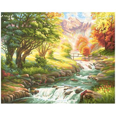 Kit de coloriage par numéros Schipper 609130412 - Paysage - Publicité Kit de coloriage par numéros Schipper 609130412 - Paysage - Publicité