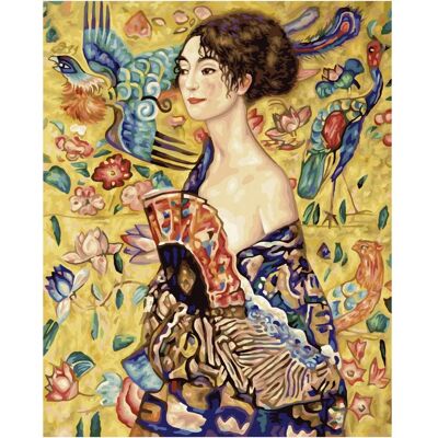 Schipper 609130915 Malen nach Zahlen - Dame mit Fächer - 40x50 cm Schipper 609130915 Malen nach Zahlen - Dame mit Fächer - 40x50 cm