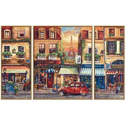 Schipper Paris Nostalgie Triptychon - Mal- & Zeichen-Set Schipper Paris Nostalgie Triptychon - Mal- & Zeichen-Set
