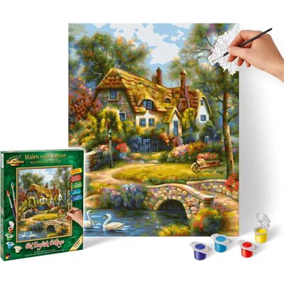 Schipper Old English Cottage - 24x30cm - Painting Kit Schipper Old English Cottage - 24x30cm - Painting Kit