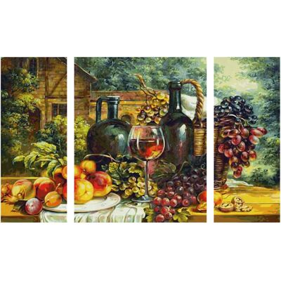 Schipper Modell 609260847 Malen-nach-Zahlen-Set - Triptychon - Stillleben Schipper Modell 609260847 Malen-nach-Zahlen-Set - Triptychon - Stillleben