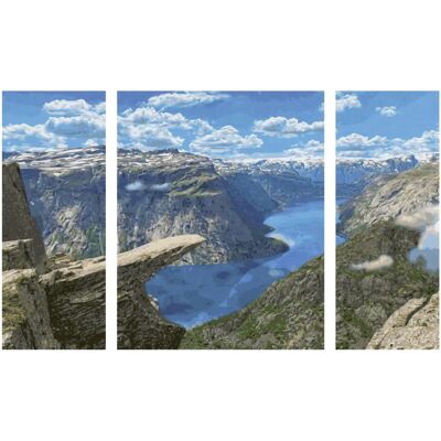 SCHIPPER Triptychon Trolltunga Libro para colorear SCHIPPER Triptychon Trolltunga Libro para colorear