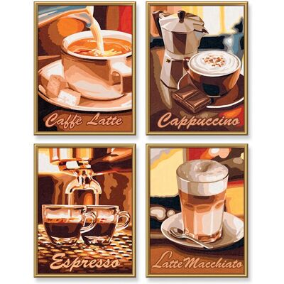 Schipper Masterclass Quattro - Pausa Caffè - Set da Colorare Schipper Masterclass Quattro - Pausa Caffè - Set da Colorare