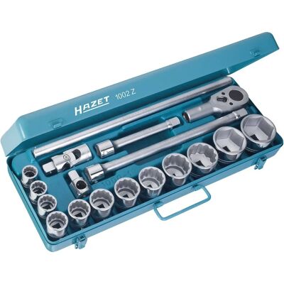 Hazet 1002Z Steckschlüssel Satz - 20mm Vierkant - 18 Werkzeuge Hazet 1002Z Steckschlüssel Satz - 20mm Vierkant - 18 Werkzeuge