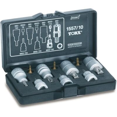 Hazet 1557/10 Werkzeugsatz - Torx, Steckschlüssel - Deutschland Hazet 1557/10 Werkzeugsatz - Torx, Steckschlüssel - Deutschland