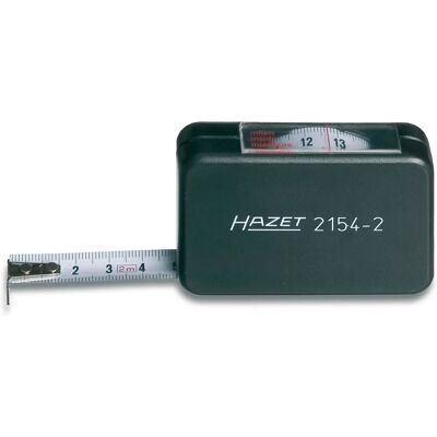 Metro a nastro Hazet 2154-2 2 m - Strumento di misurazione Metro a nastro Hazet 2154-2 2 m - Strumento di misurazione