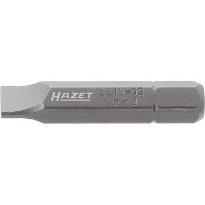 Hazet Wkretacz bit - Sześciokątny 8mm - Płaski profil - 0.8x5.5mm - 41mm Długość - C8 Hazet Wkretacz bit - Sześciokątny 8mm - Płaski profil - 0.8x5.5mm - 41mm Długość - C8