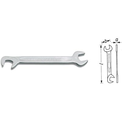 Hazet 5.5 mm Doppel-Schlüssel - Geschmiedet, Kurz, Chrom - Deutschland Hazet 5.5 mm Doppel-Schlüssel - Geschmiedet, Kurz, Chrom - Deutschland