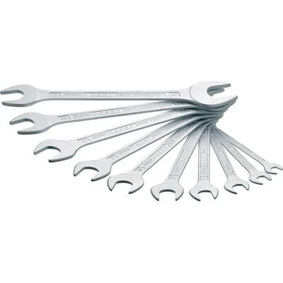 Hazet 450N/10 Double Open-End Wrench Set - 10 Pieces Hazet 450N/10 Double Open-End Wrench Set - 10 Pieces