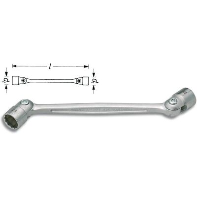 Hazet Modell 645-8X9 Dubbelleddad ratchetnyckel - 8x9mm Hazet Modell 645-8X9 Dubbelleddad ratchetnyckel - 8x9mm