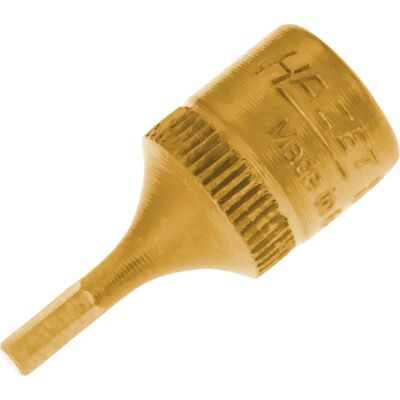 Hazet Socket Wrench - 2.5mm Hex - 28mm Length - 1/4" Drive - DIN 7422 - Germany Hazet Socket Wrench - 2.5mm Hex - 28mm Length - 1/4" Drive - DIN 7422 - Germany