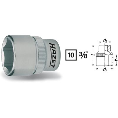 Hazet 880-18 Nakrętak do klucza - 18mm, trwały, niezawodny Hazet 880-18 Nakrętak do klucza - 18mm, trwały, niezawodny