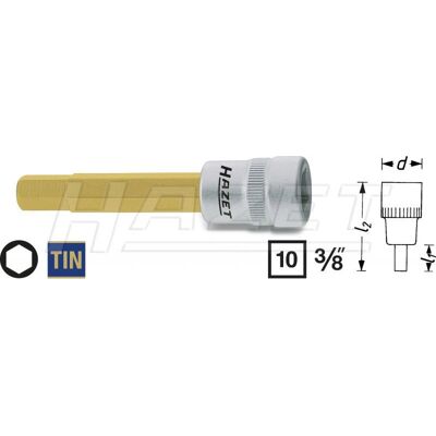 Hazet 8801-12 Nakrętak - 12 mm, Niemcy Hazet 8801-12 Nakrętak - 12 mm, Niemcy
