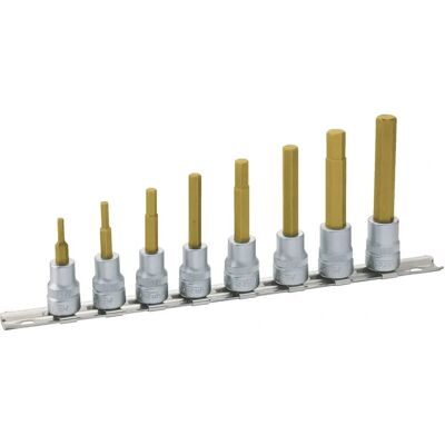 Set di bussole Hazet 8801/8H - 3/8 di pollice, 8 pezzi Set di bussole Hazet 8801/8H - 3/8 di pollice, 8 pezzi