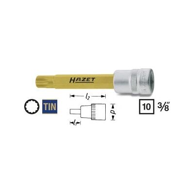 Hazet 8808LG-8 Nakrętaklucz - M8, 88mm, TiN powłoka - Do użytku ręcznego Hazet 8808LG-8 Nakrętaklucz - M8, 88mm, TiN powłoka - Do użytku ręcznego