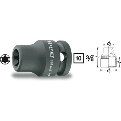 Hazet 880S-E14 Außen TORX Stecknuss für Impact-Schrauber Hazet 880S-E14 Außen TORX Stecknuss für Impact-Schrauber