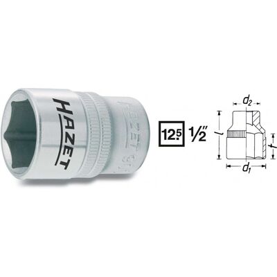 Hazet 10mm Steeksleutel Inzet - Duurzaam, Made in Germany Hazet 10mm Steeksleutel Inzet - Duurzaam, Made in Germany