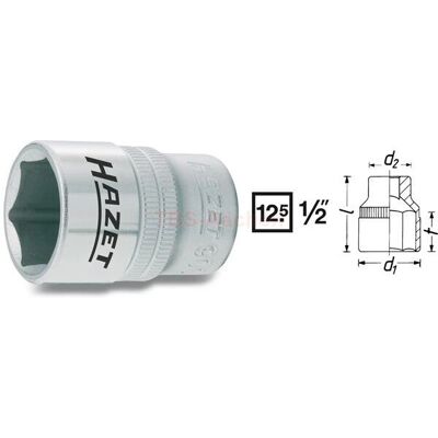 Hazet 900-8 Møtrikskruetrækker - 8mm - DIN 3124 Hazet 900-8 Møtrikskruetrækker - 8mm - DIN 3124