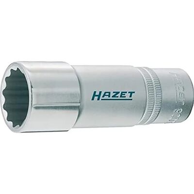 Hazet Insert Clé à Douille - 20,8 mm, 1/2 pouce, 12 pans, Long - Publicité Hazet Insert Clé à Douille - 20,8 mm, 1/2 pouce, 12 pans, Long - Publicité