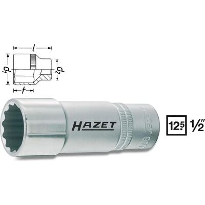 Hazet 900TZ-27 Moer inbussleutel - 27mm - Duitse kwaliteit Hazet 900TZ-27 Moer inbussleutel - 27mm - Duitse kwaliteit