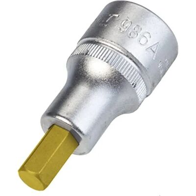 Hazet Modello 986A-5/16 Inserto di chiave a bussola rivestito in titanio - 1/2 pollice Hazet Modello 986A-5/16 Inserto di chiave a bussola rivestito in titanio - 1/2 pollice