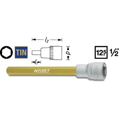 Hazet 986LG-5 Nussenschlüssel - 5 mm Nuss - Handwerkzeug Hazet 986LG-5 Nussenschlüssel - 5 mm Nuss - Handwerkzeug
