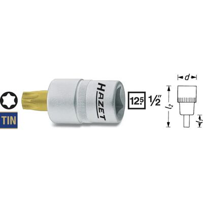 Hazet W000589041000 T55 Steckschlüsseleinsatz - Nuss Hazet W000589041000 T55 Steckschlüsseleinsatz - Nuss