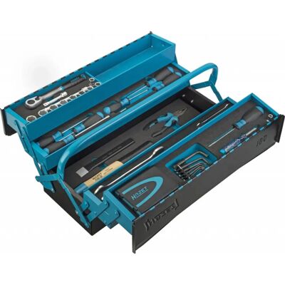 Hazet 190/80 Gereedschapskoffer - Set van 80 onderdelen met slot Hazet 190/80 Gereedschapskoffer - Set van 80 onderdelen met slot