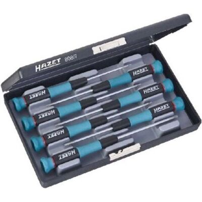 Hazet 808/7 Conjunto de chaves de precisão para eletrônica, 7 peças Hazet 808/7 Conjunto de chaves de precisão para eletrônica, 7 peças