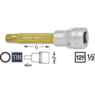 Hazet 990LG-6 Mutternschlüssel - M6 - 100mm - Deutschland Hazet 990LG-6 Mutternschlüssel - M6 - 100mm - Deutschland