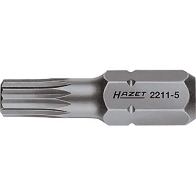 Hazet Modell 2211-5 Sechskant-Bit - XZN Profil - 25mm Hazet Modell 2211-5 Sechskant-Bit - XZN Profil - 25mm