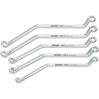 Hazet 4968/5 Bremsen Entlüftungsschlüssel Satz - Außen Sechskant 7-11 mm Hazet 4968/5 Bremsen Entlüftungsschlüssel Satz - Außen Sechskant 7-11 mm