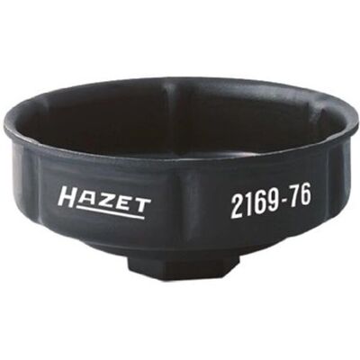 Hazet Modell 2169-76 Oljefilternyckel - 76mm, räfflad, 1/2 tum Hazet Modell 2169-76 Oljefilternyckel - 76mm, räfflad, 1/2 tum