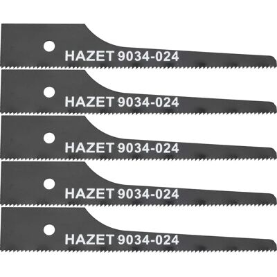 Hazet 9034P-024/5 Set med 5 sticksågblad - Sågblad Hazet 9034P-024/5 Set med 5 sticksågblad - Sågblad