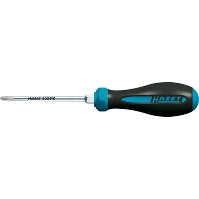 Hazet 802-PZ3 Schraubenzieher - Pozidriv PZ3 - 150mm Klinge - Ergonomischer Griff Hazet 802-PZ3 Schraubenzieher - Pozidriv PZ3 - 150mm Klinge - Ergonomischer Griff