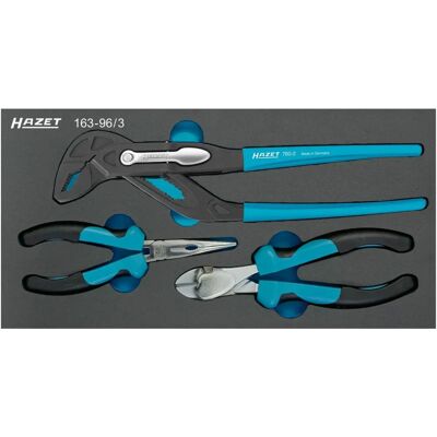 Hazet 163-96/3 Ensemble d'Outils - Résistant aux Vibrations, 342x172 mm Hazet 163-96/3 Ensemble d'Outils - Résistant aux Vibrations, 342x172 mm