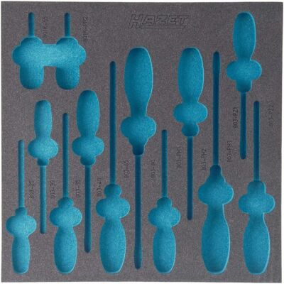 Hazet 163-100L Wkładka z pianki - System 2/3, 344x342mm Hazet 163-100L Wkładka z pianki - System 2/3, 344x342mm