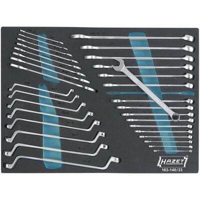 Hazet 163-140/33 Gereedschapsset - Dubbel buiten profiel Hazet 163-140/33 Gereedschapsset - Dubbel buiten profiel
