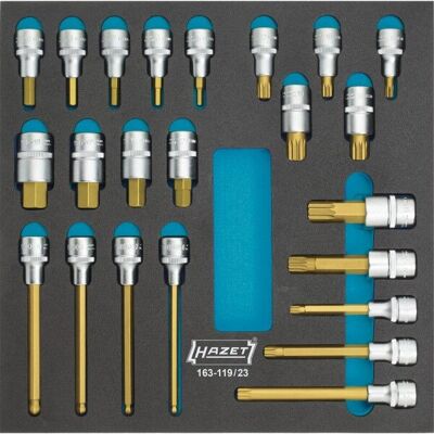 Hazet 163-119/23 Steckschlüssel-Set - Profi-Werkzeug Hazet 163-119/23 Steckschlüssel-Set - Profi-Werkzeug