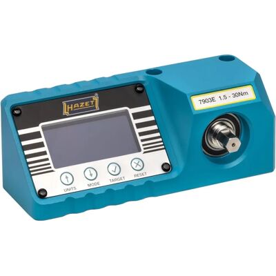 Hazet 7903E Digital-Drehmomentschlüssel - 1,5-30 Nm, Automatik-Peak-Erkennung Hazet 7903E Digital-Drehmomentschlüssel - 1,5-30 Nm, Automatik-Peak-Erkennung