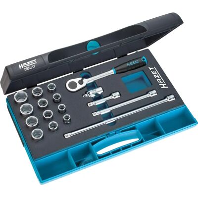 Juego de llaves de vaso Hazet 880/17 - Kit profesional Juego de llaves de vaso Hazet 880/17 - Kit profesional