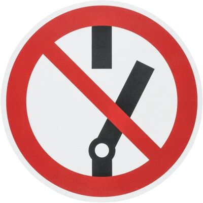 Hazet Modell 200-2 Warnschild - Warnschild Hazet Modell 200-2 Warnschild - Warnschild