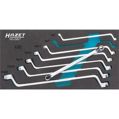 Hazet 163-296/7 Dubbelslutnyckelsats Hazet 163-296/7 Dubbelslutnyckelsats