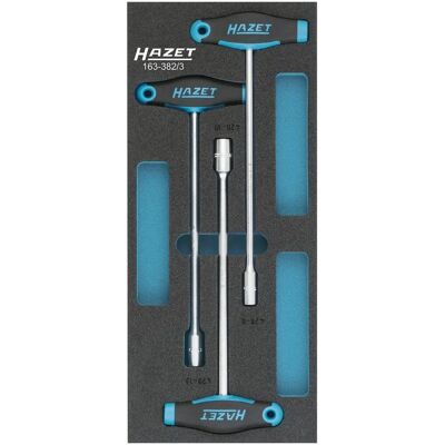 Hazet 163-382/3 Jeu de Clés à Douille avec Manche en T - 8 10 13 - Outils Hazet 163-382/3 Jeu de Clés à Douille avec Manche en T - 8 10 13 - Outils