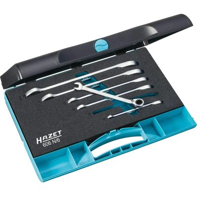 Hazet - Set di chiavi combinate 606N/6 - 8-19 mm Hazet - Set di chiavi combinate 606N/6 - 8-19 mm